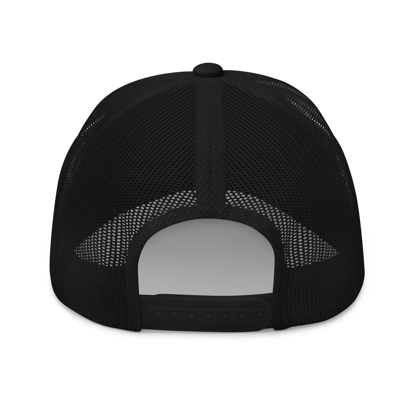 Y1 Black Trucker Cap