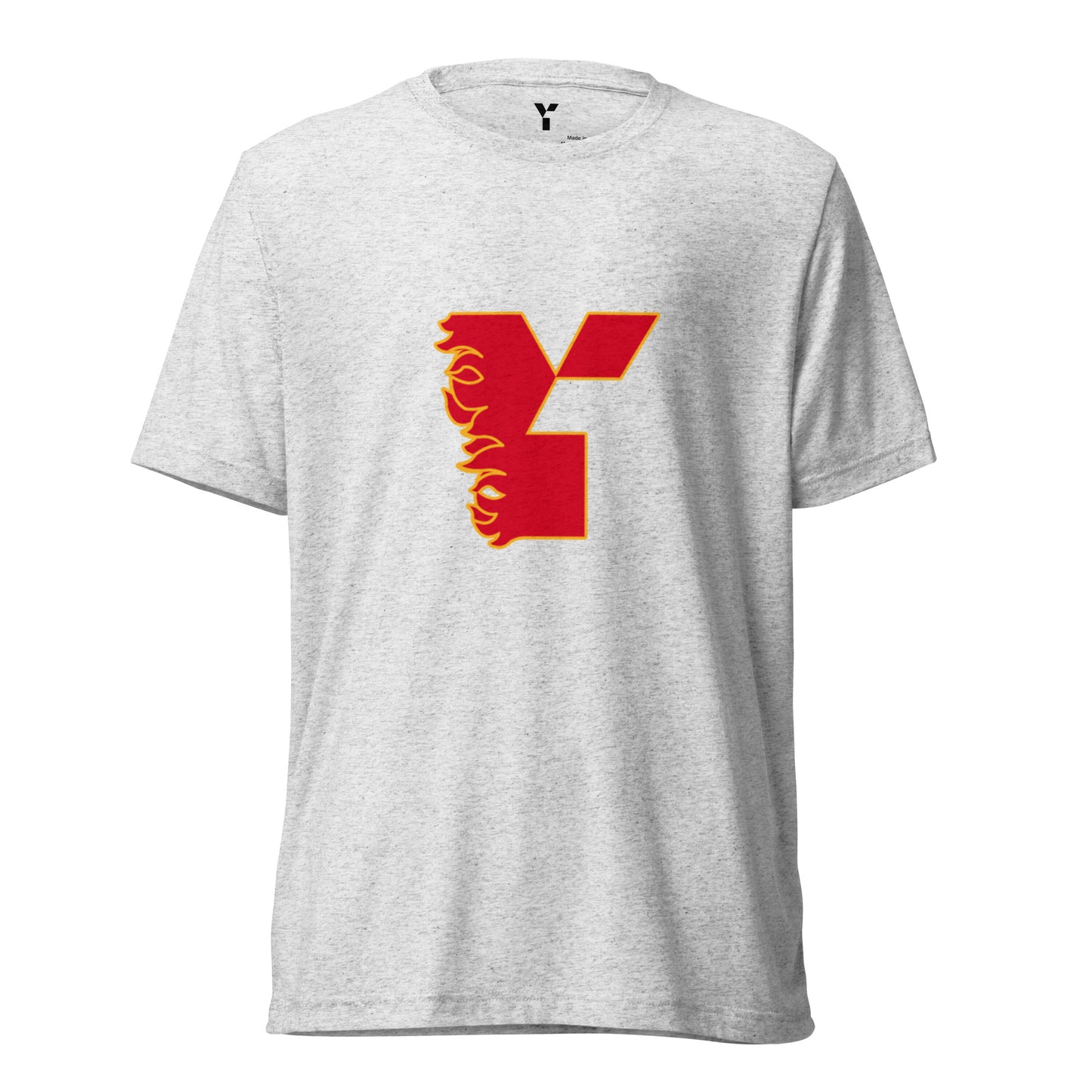 Y1 Flaming Logo Short sleeve t-shirt